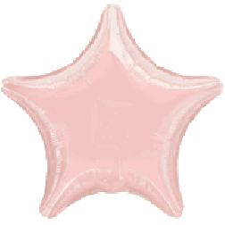 Star - Pastel Pearl Pink - Balloon Shop