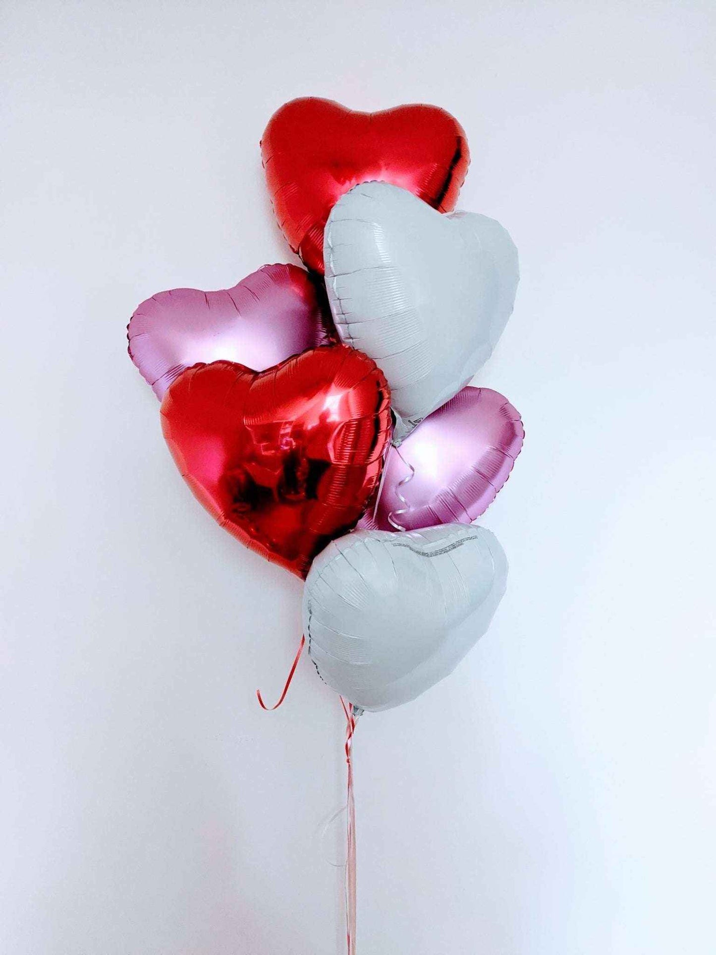 Bunch of 6 Hearts
