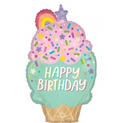 Ice Cream Birthday Pastel - Balloon Shop
