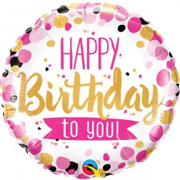 HBD To You Pink & Gold
