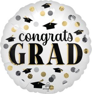 Congrats Grad Polka Dot