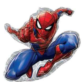 Spider Man Silver Foil Super Shape Balloon