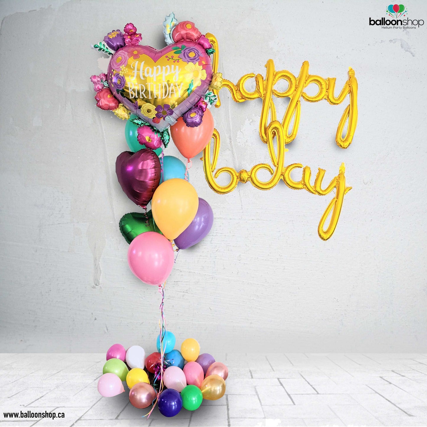 Heart Shaped Birthday Balloon