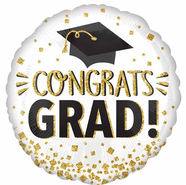 Congrats Grad Confetti - Balloon Shop