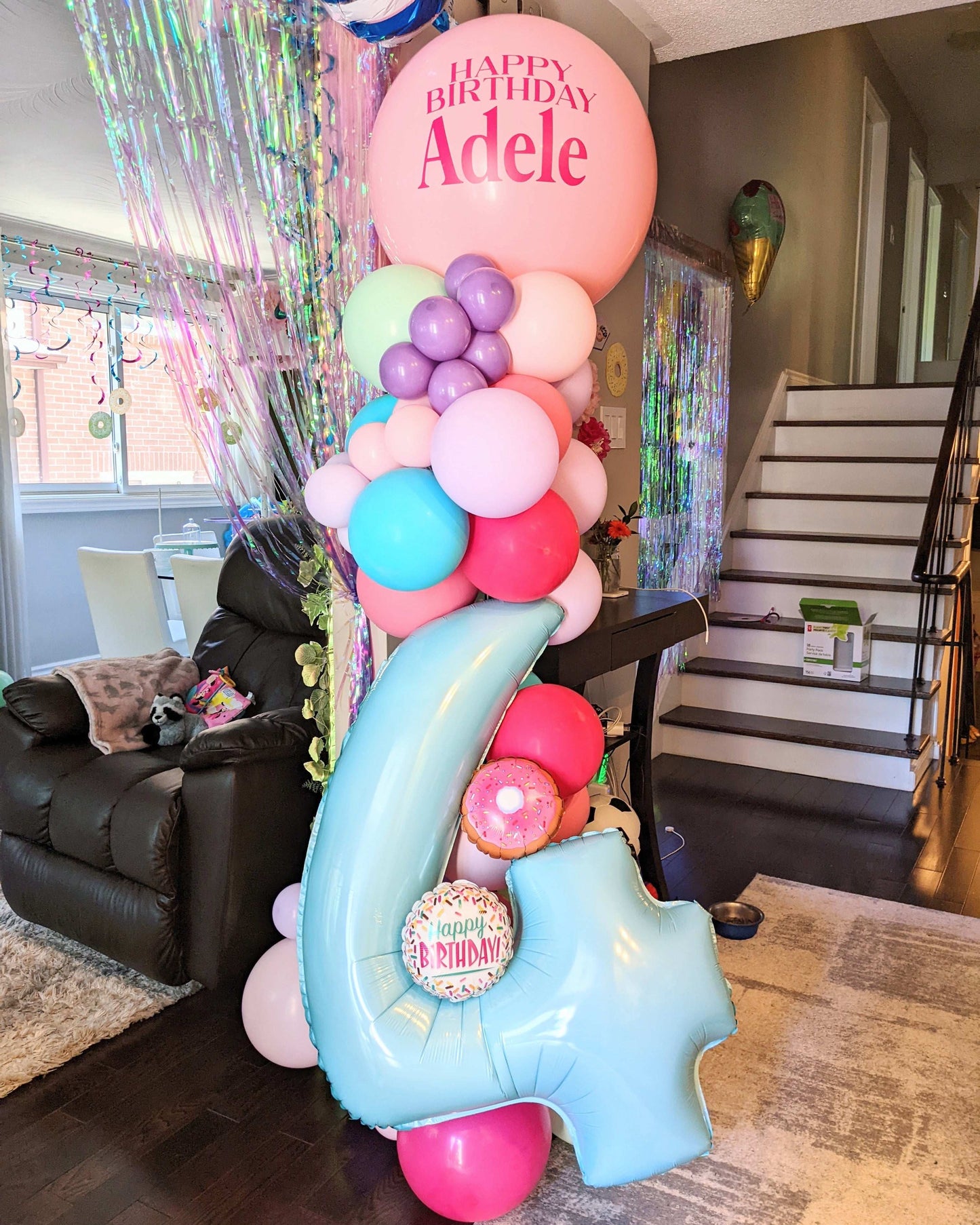 Balloon Column - Personalized Organic Style