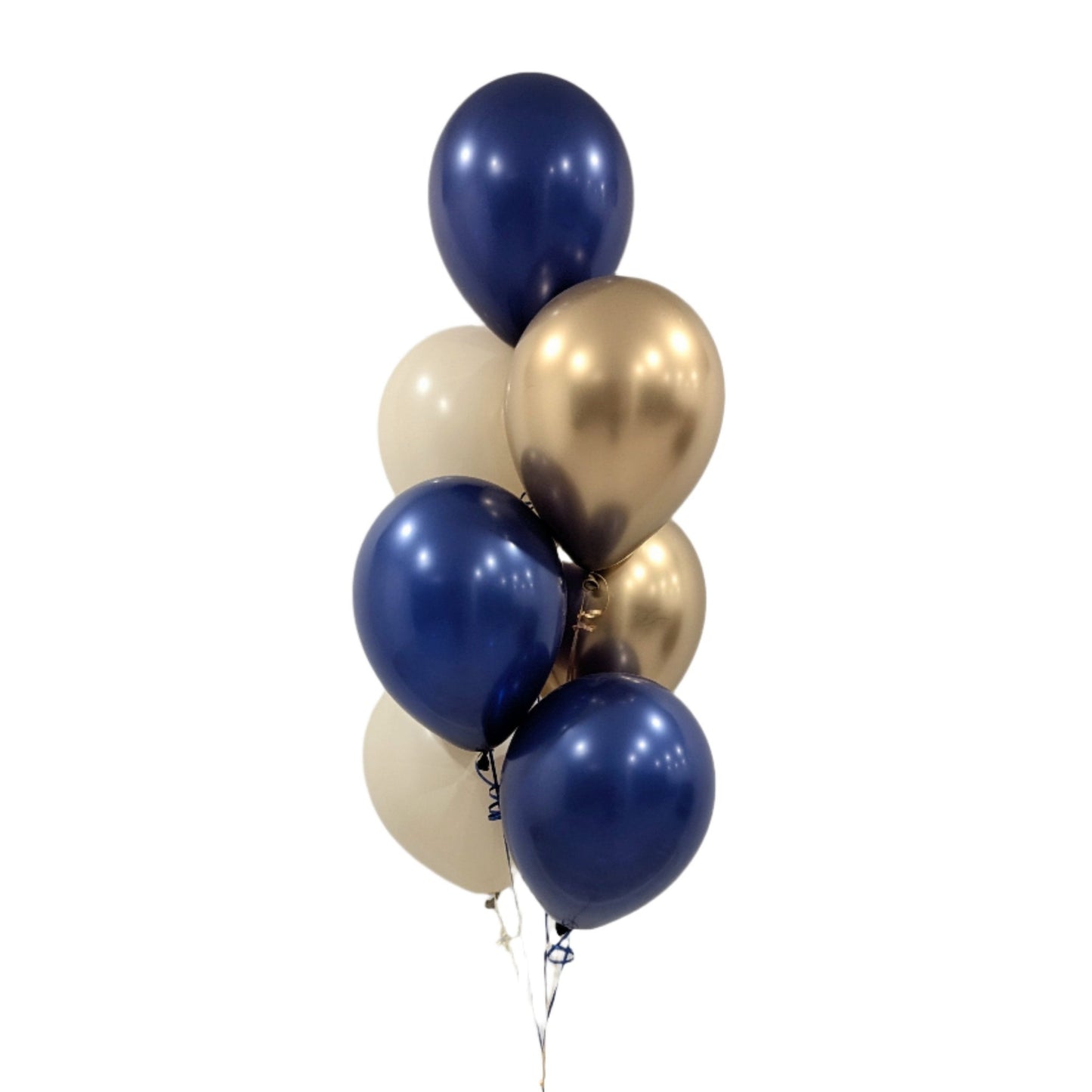 Navy and Gold Bouquet - Balloon Shop
