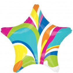 Star Colorful Macro Marble - Balloon Shop