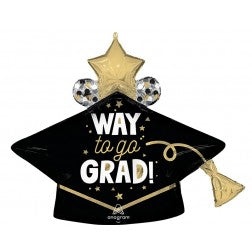 Jumbo Grad Cap Way to Go