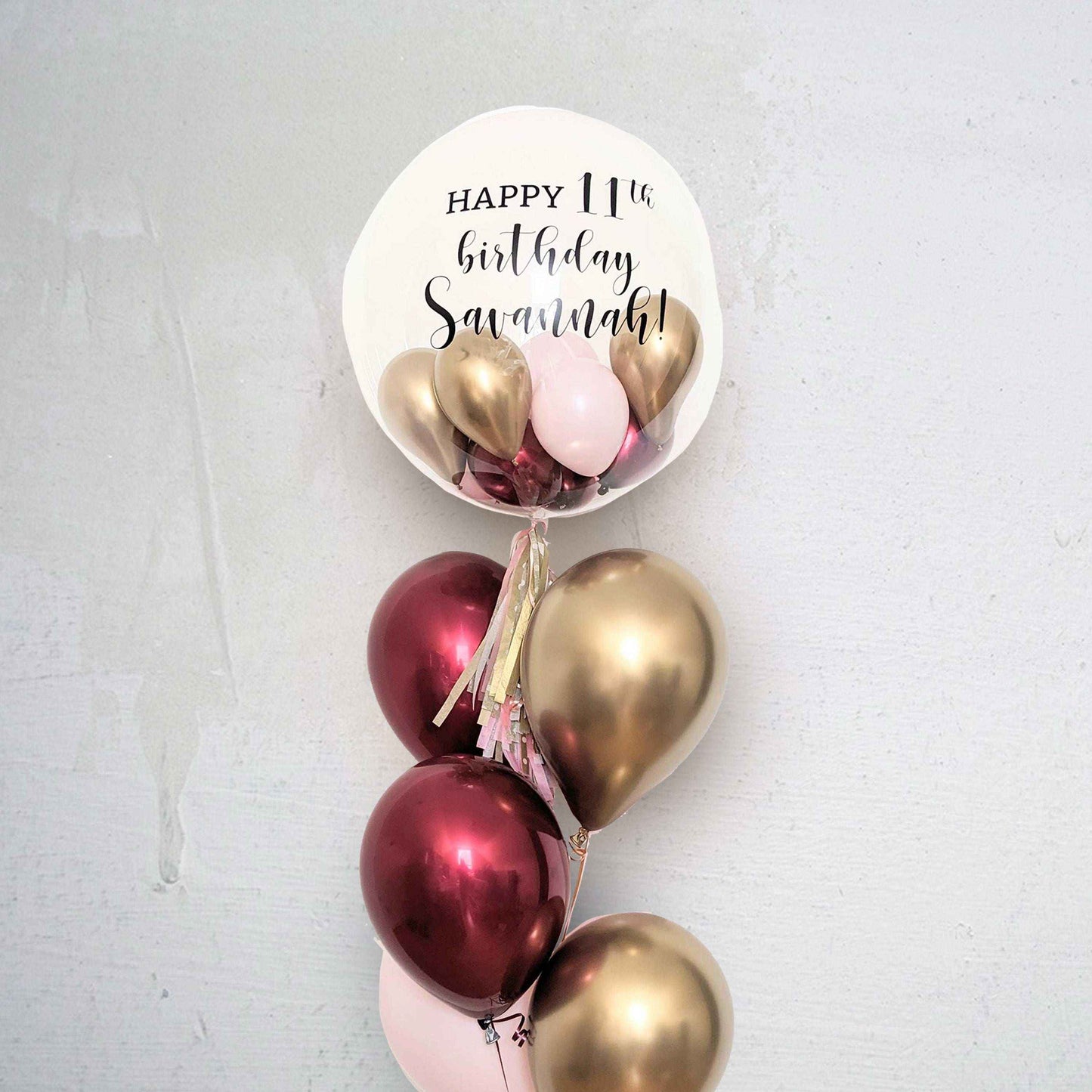 Personalized Bubble Bouquet