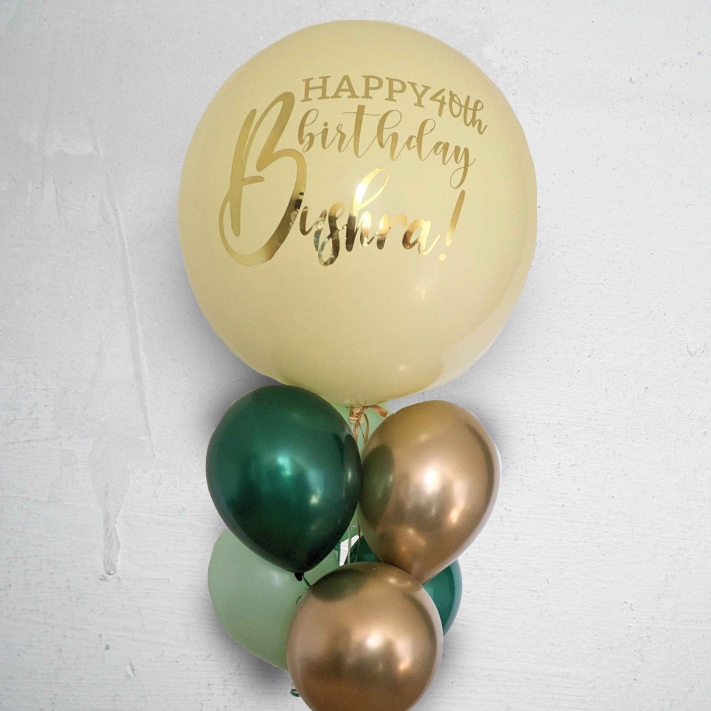 Personalized Jumbo Latex Bouquet