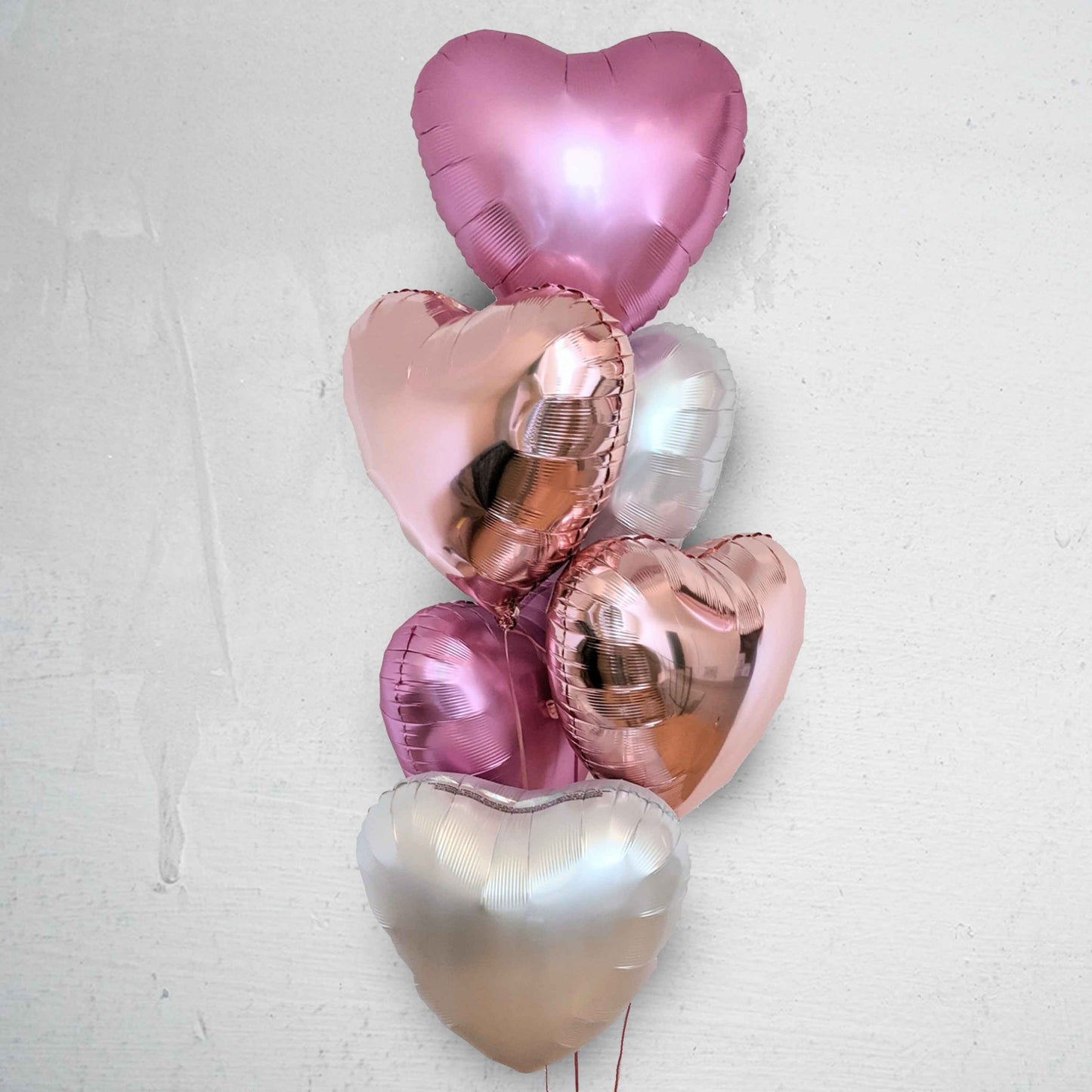 Bunch of Hearts - Rose - Balloon Shop