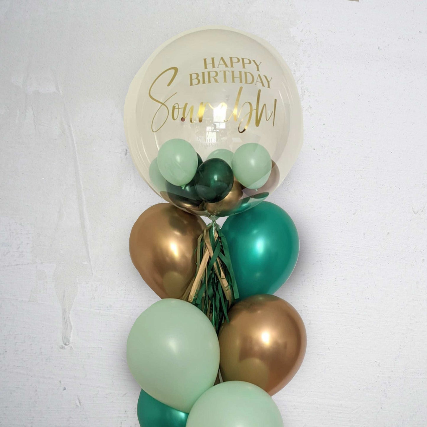 Personalized Bubble Bouquet