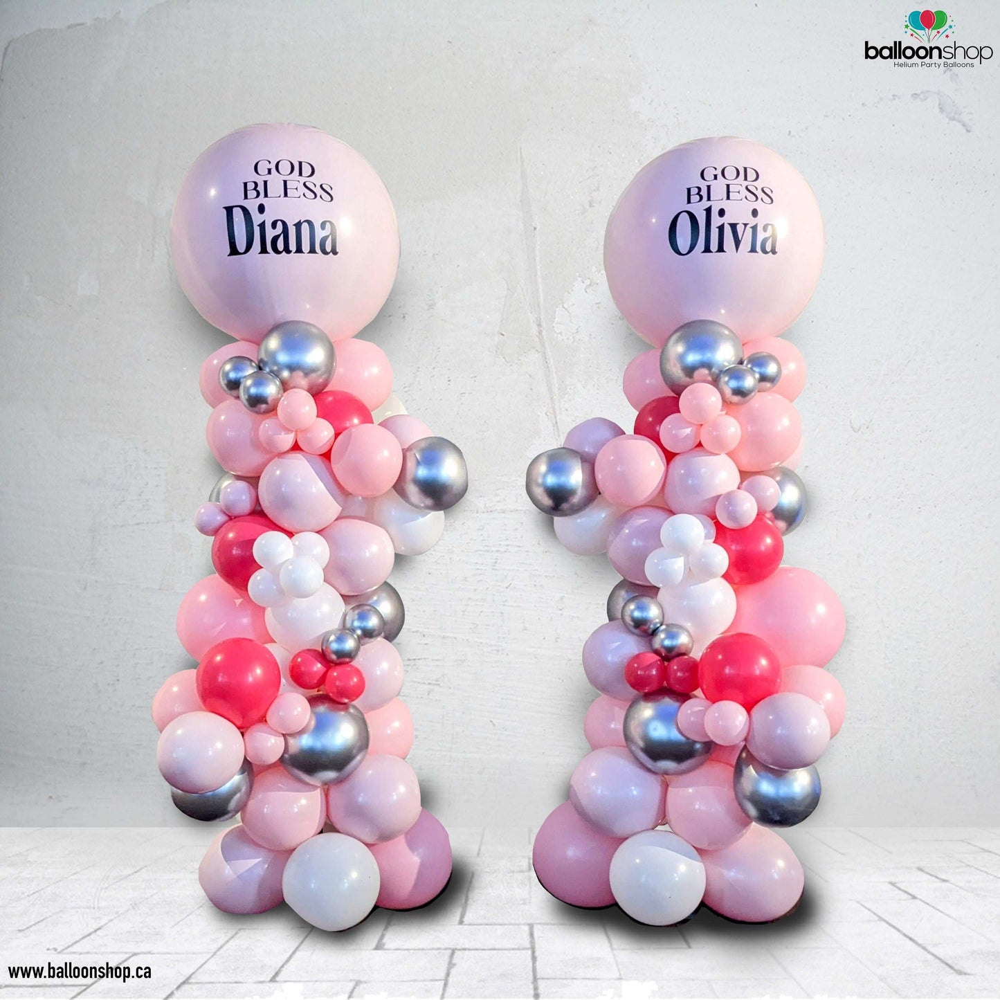 Balloon Column - Personalized Organic Style