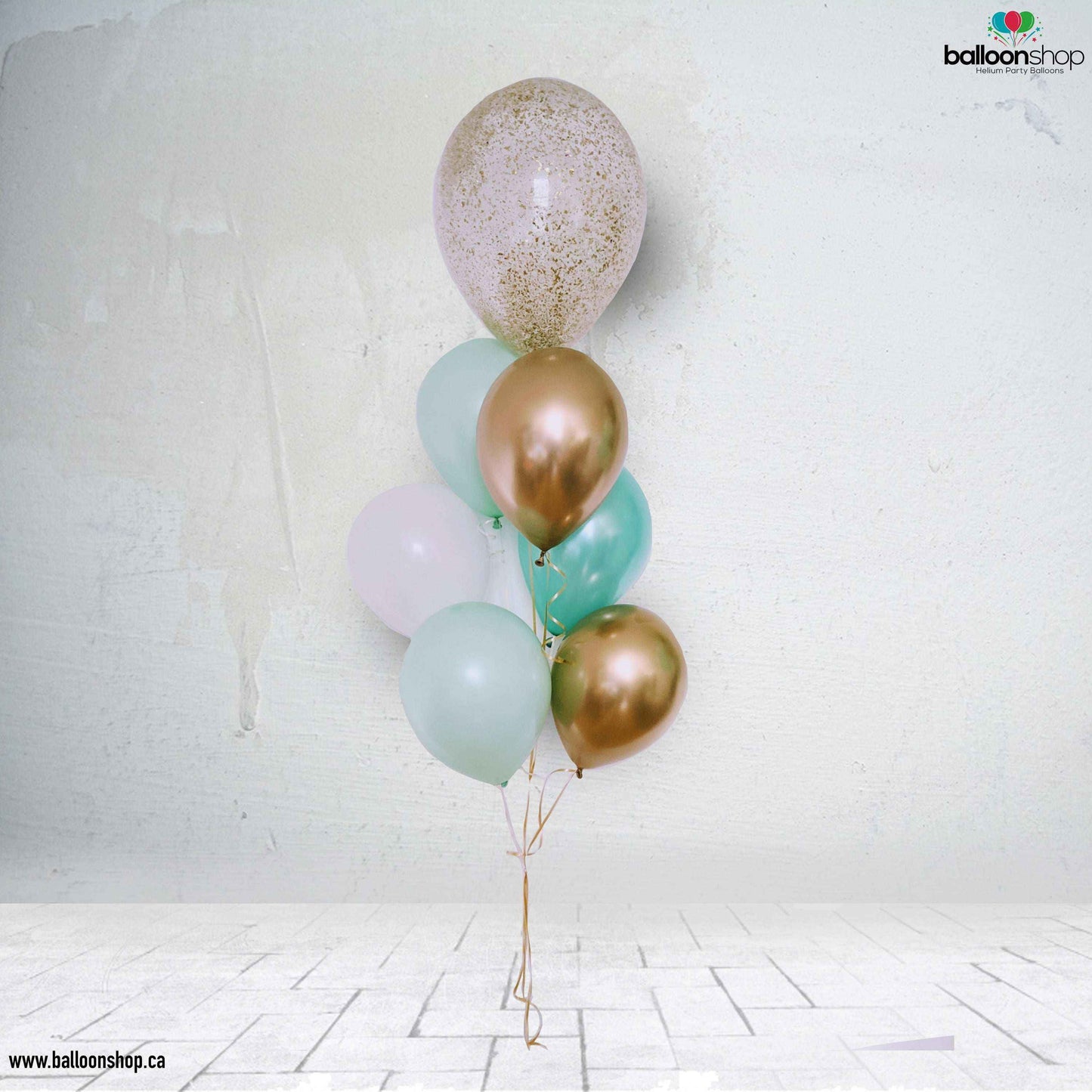 Mint Bouquet - Balloon Shop