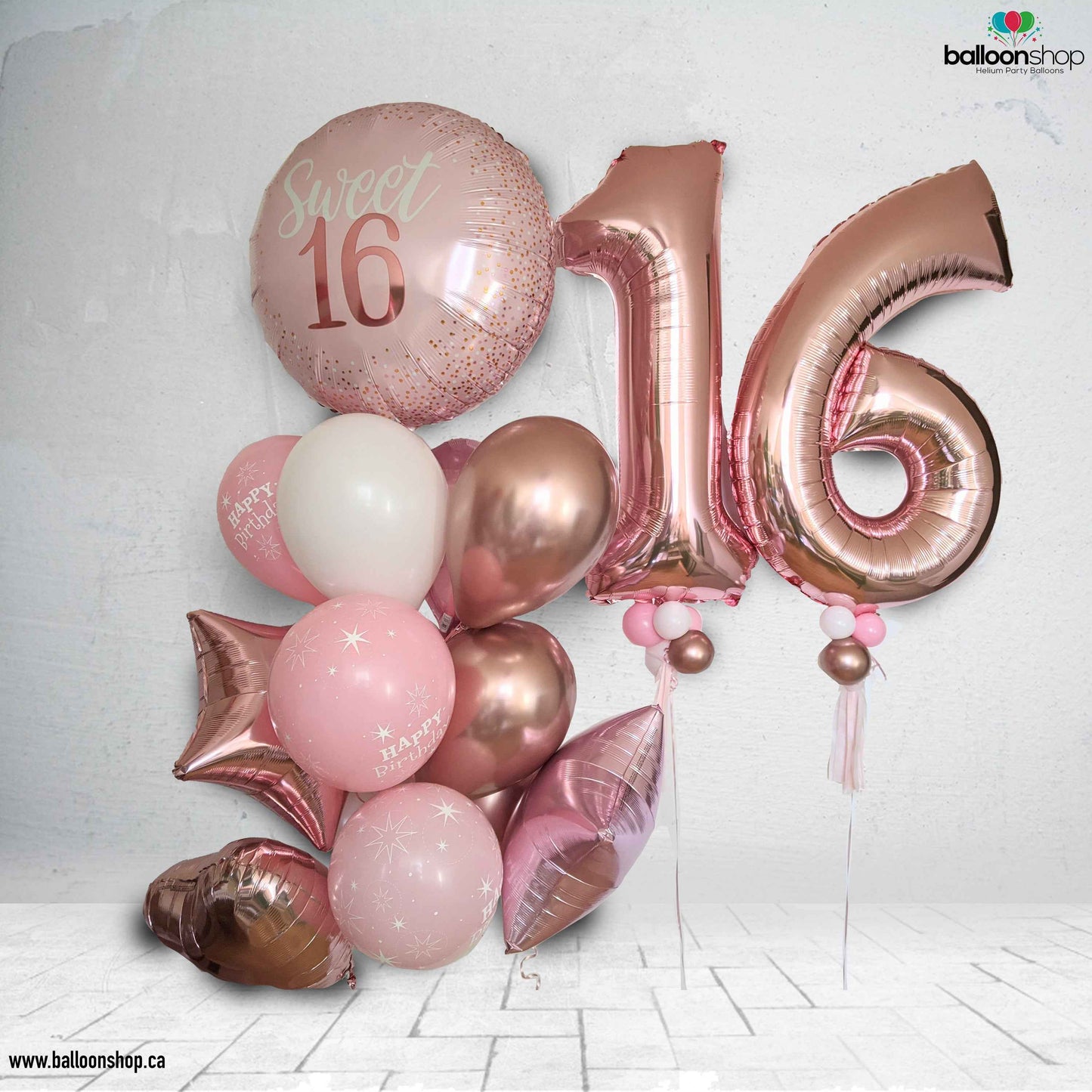 16th Birthday Balloons - Balloon Shop