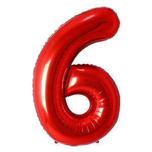 Number 6 - Red