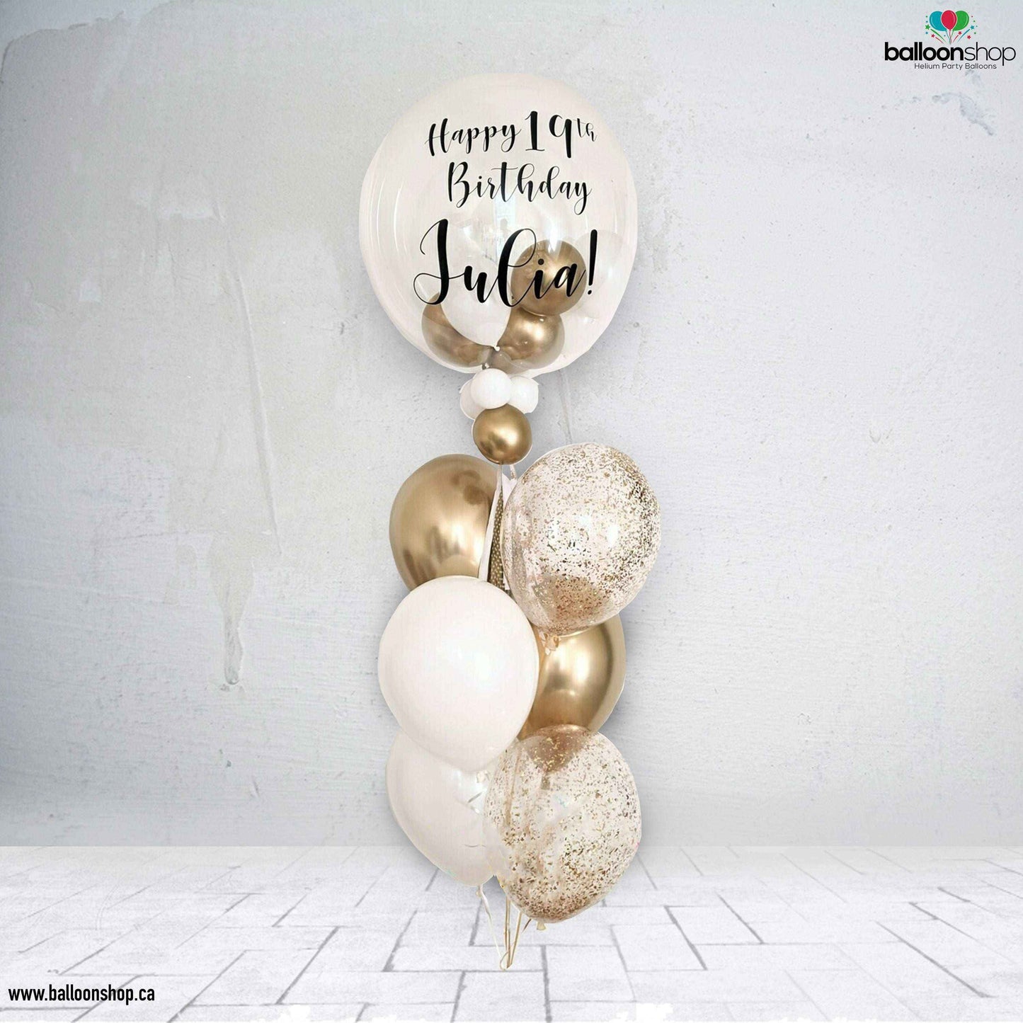 Personalized Bubble Bouquet