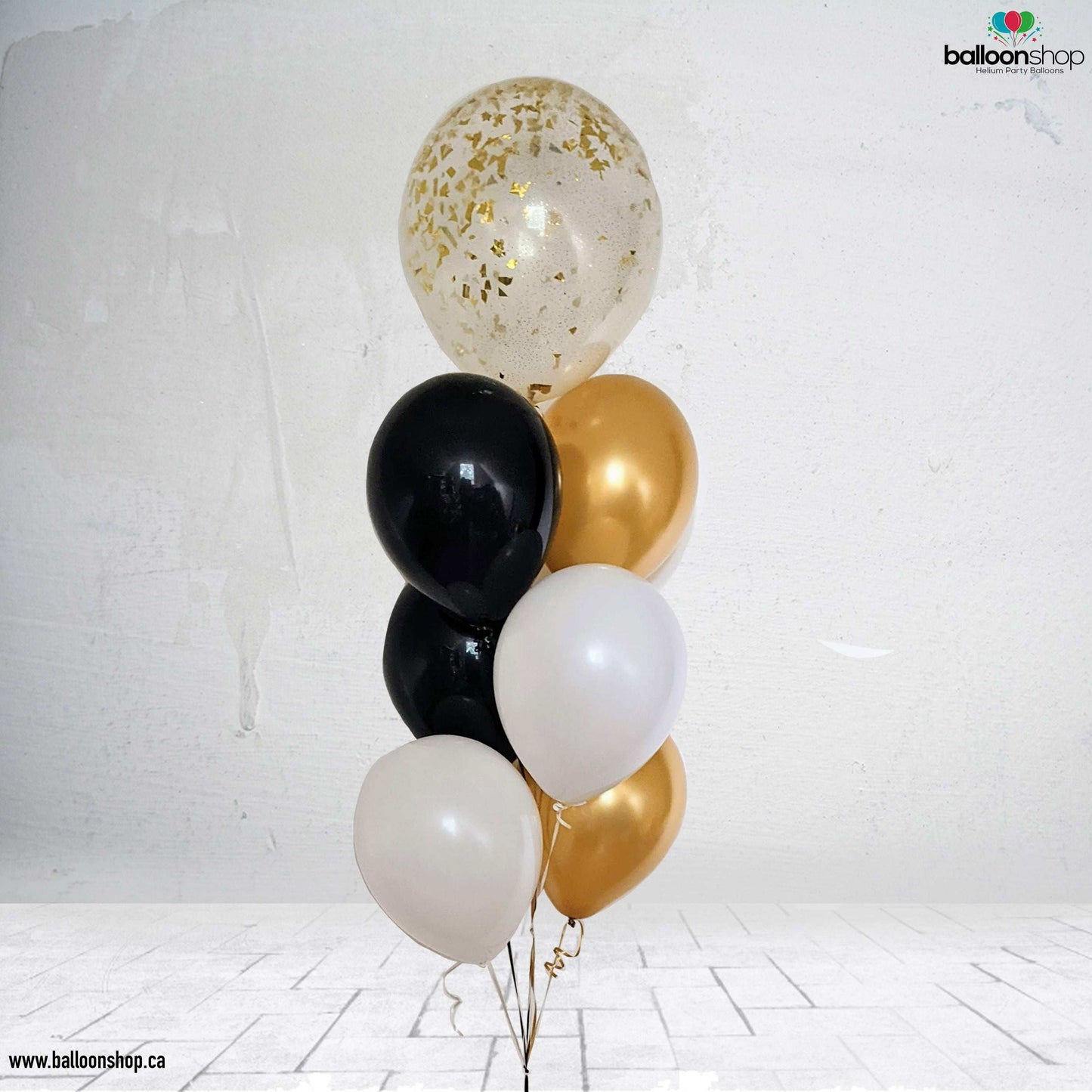 Classic Confetti Balloons Bouquet.