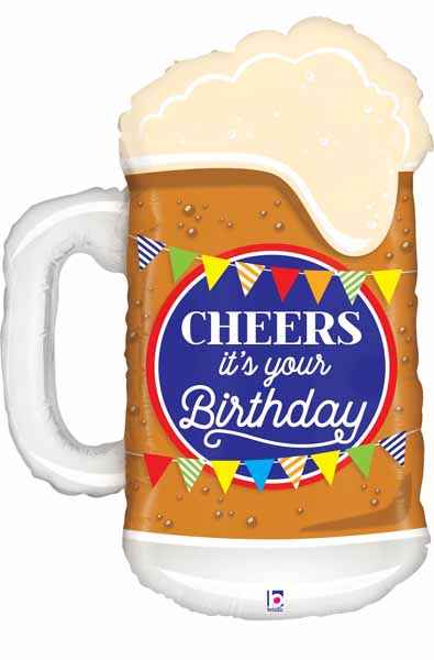 Beer Mug Birthday - Balloon Shop
