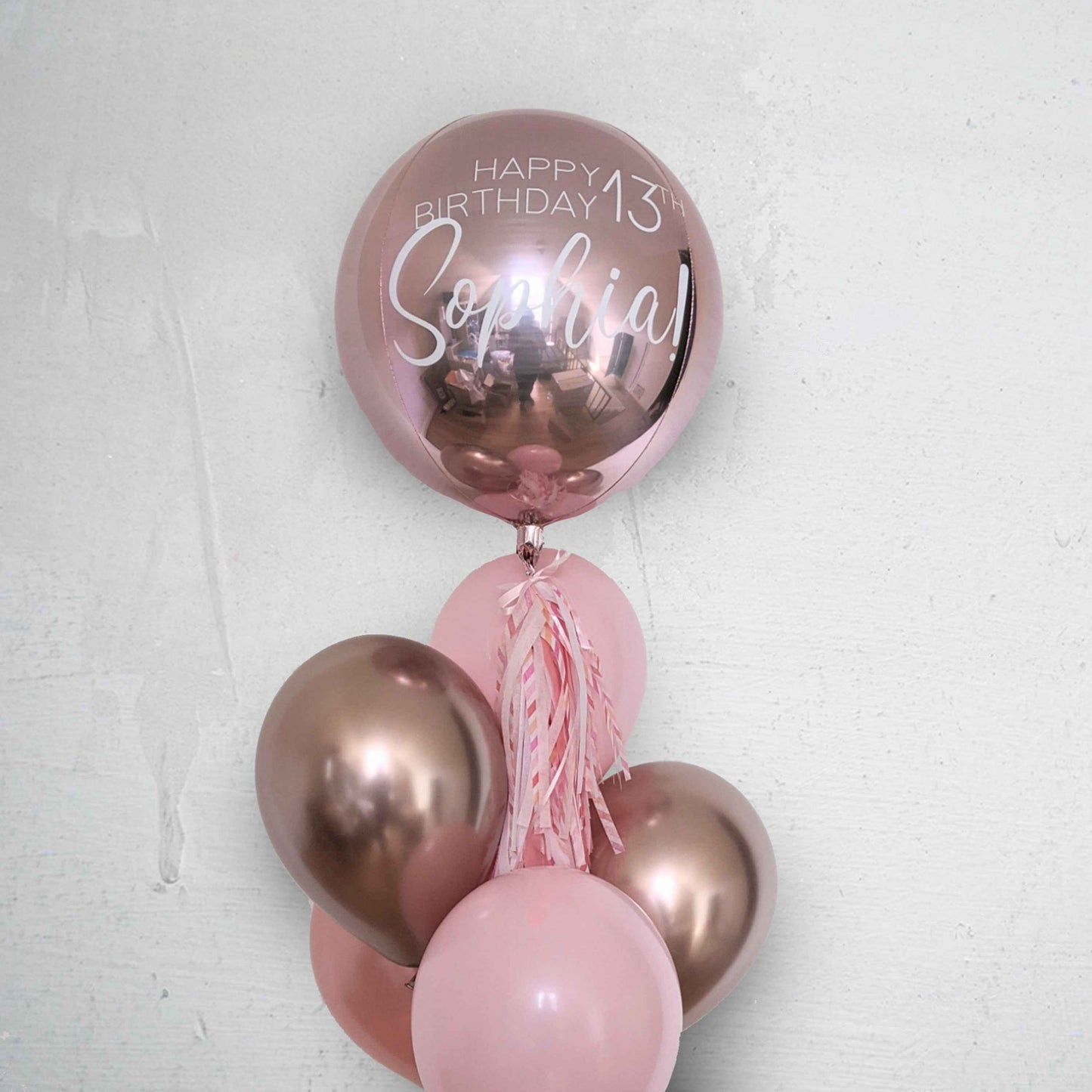 Personalized Orbz bouquet - Rose