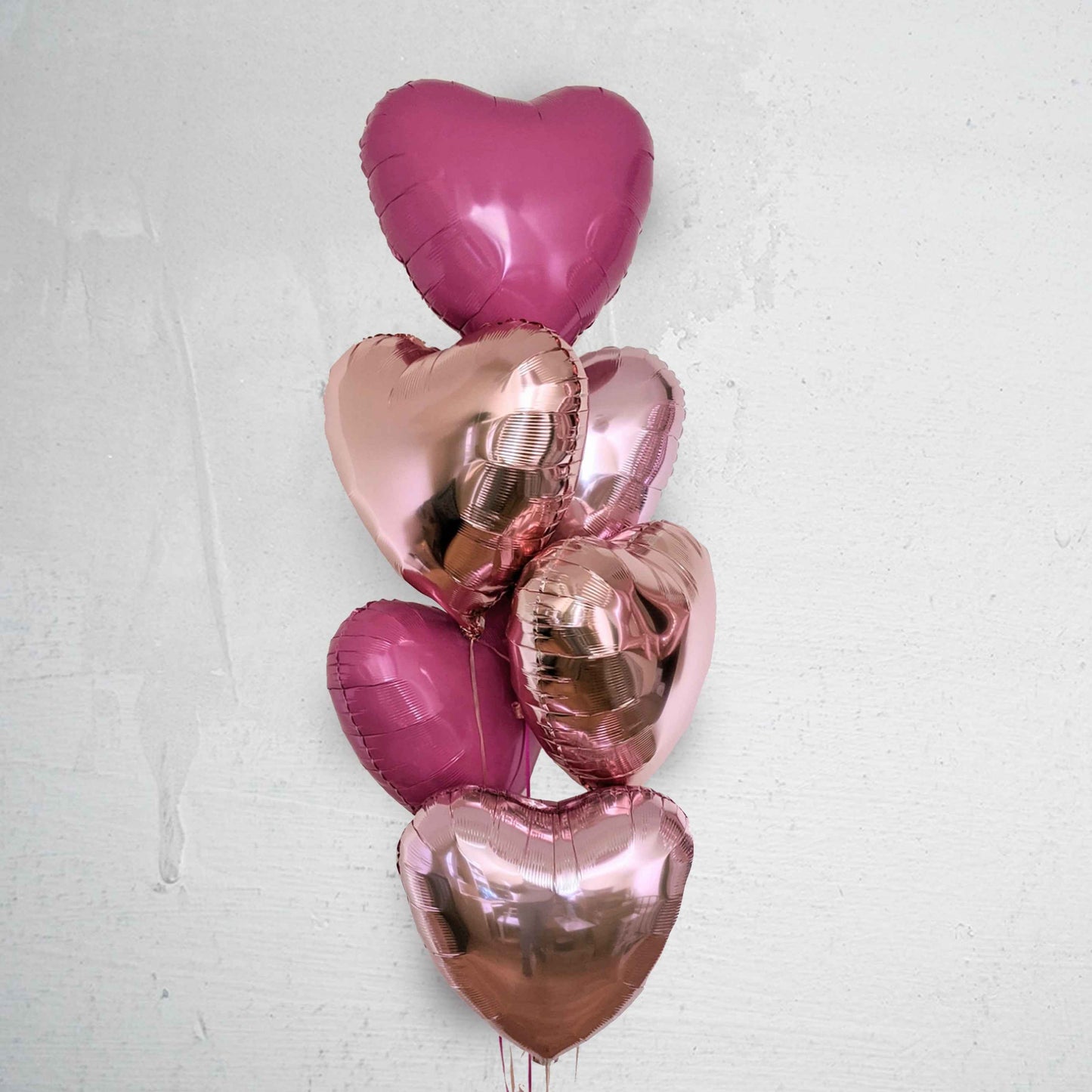 Bunch of Hearts - Pink - Balloon Shop