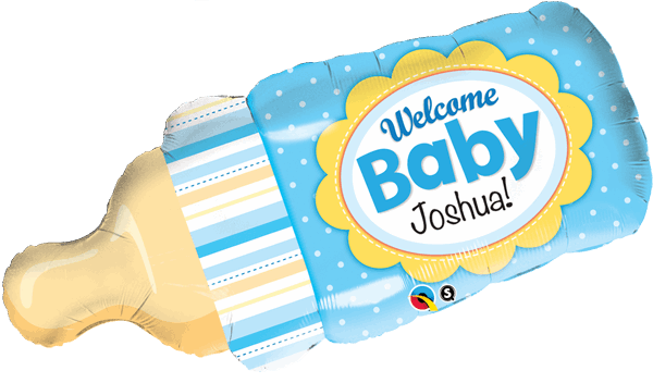 Welcome Baby Boy Bottle