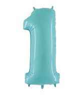 Number 1 - Pastel Blue