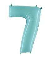 Number 7 - Pastel Blue