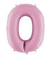 Number 0 - Pastel Pink