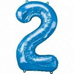 Number 2 - Blue - Balloon Shop