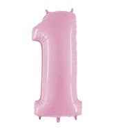 Number 1 - Pastel Pink
