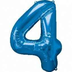 Number 4 - Blue