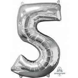Number 5 - Silver