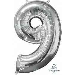 Number 9 - Silver