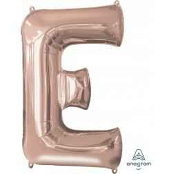 Letter E - Rose Gold
