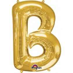 Letter B - Gold - Balloon Shop