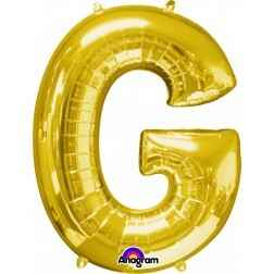 Letter G - Gold - Balloon Shop