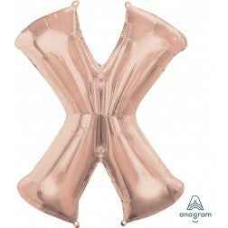 Letter X - Rose Gold