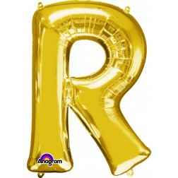 Letter R - Gold - Balloon Shop