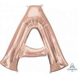 Letter A - Rose Gold