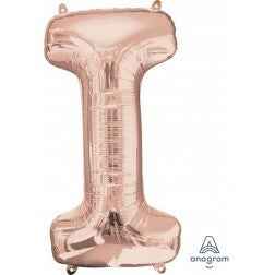 Letter I - Rose Gold