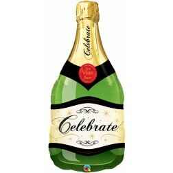 Celebrate Wine Bottle - Balloon Shop