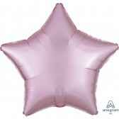 Star - Pastel Pink Satin