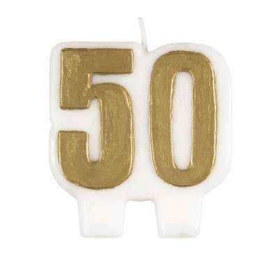 Candle - Number 50 - Balloon Shop
