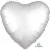 Heart - White - Balloon Shop