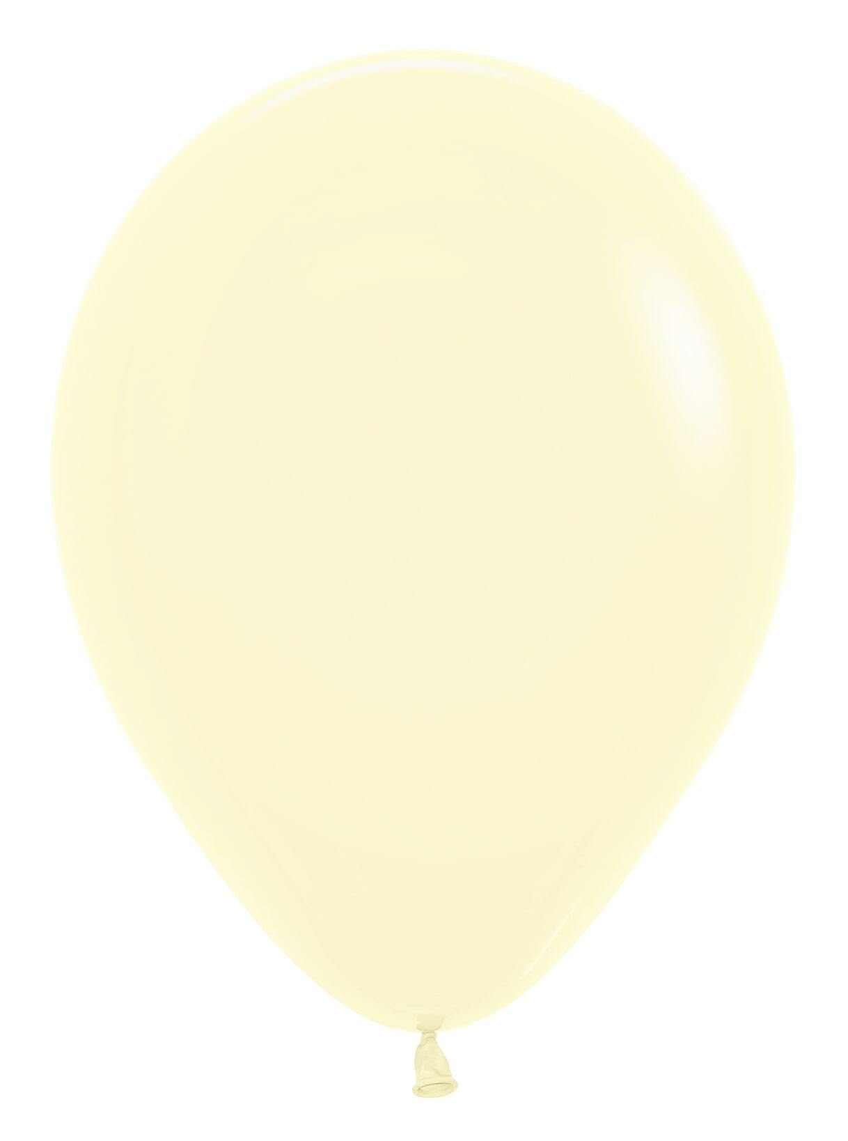 Pastel Matte Yellow - Balloon Shop