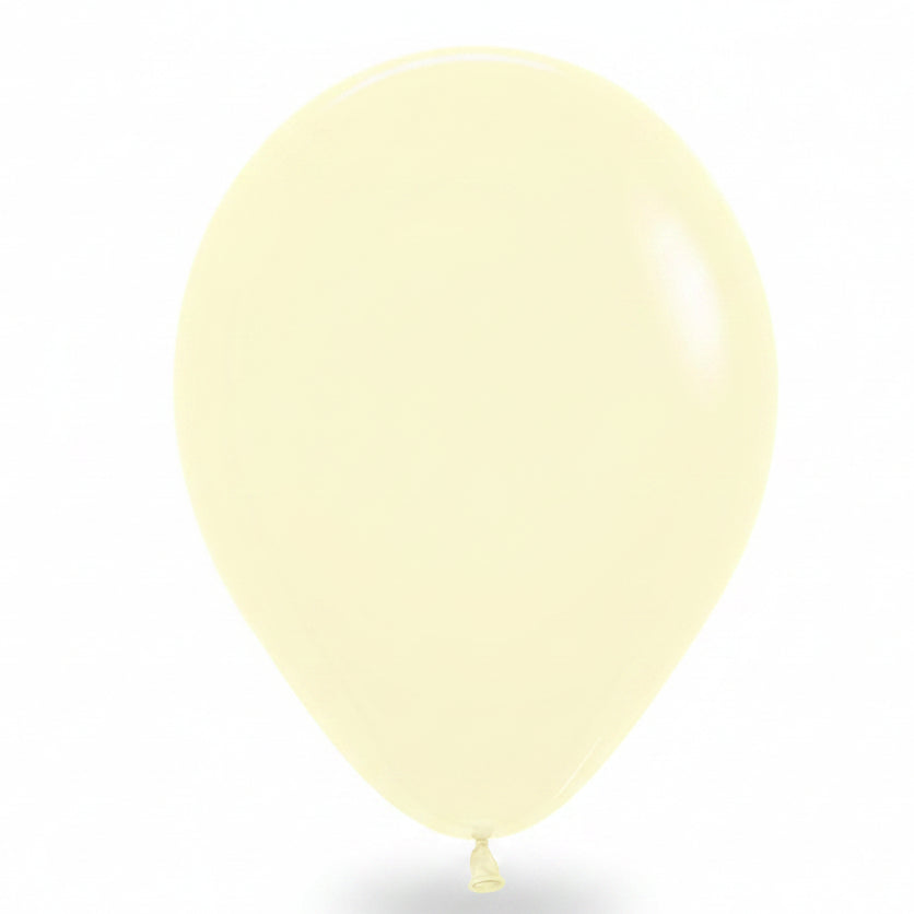 Pastel Matte Yellow - Balloon Shop