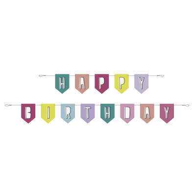 Birthday Pennant Banner - Balloon Shop