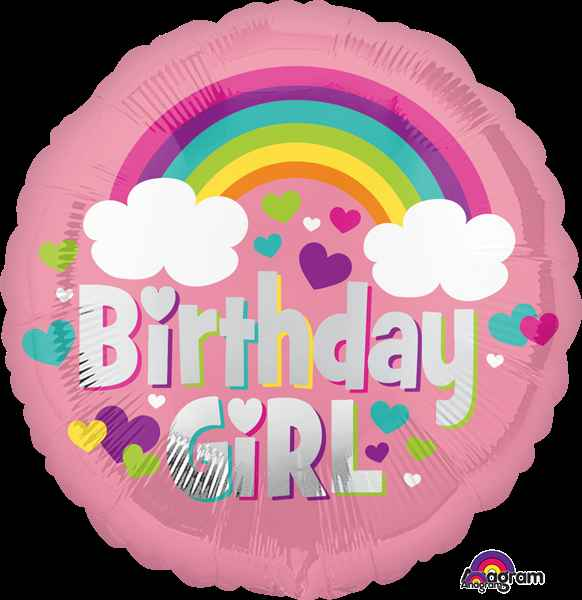 Birthday Girl Rainbow - Balloon Shop