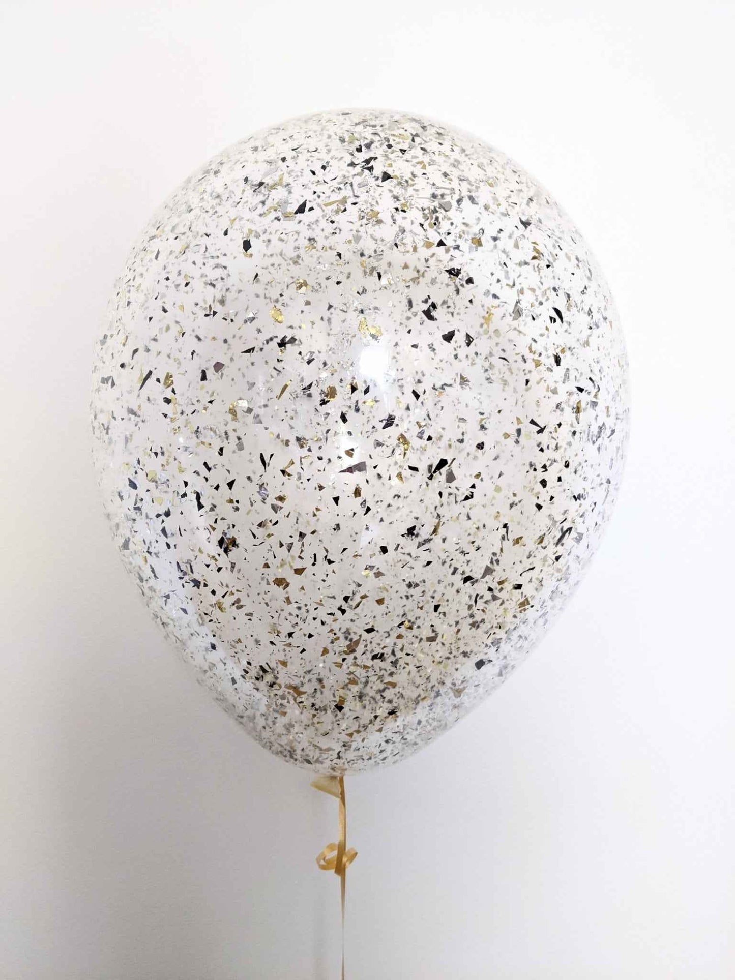 Black Silver Golden Confetti - Balloon Shop